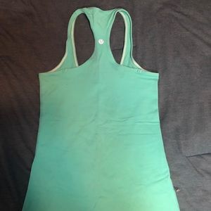 Teal Lululemon CRB tank